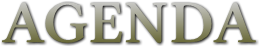 AGENDA AGENDA